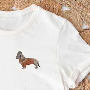 BÜGELBILD | T-Shirtdruck | Dackel Ludwig