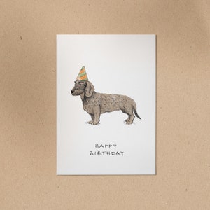POSTKARTE | Dackel Ludwig - Happy Birthday