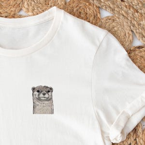 BÜGELBILD | T-Shirtdruck | Otter Fiete