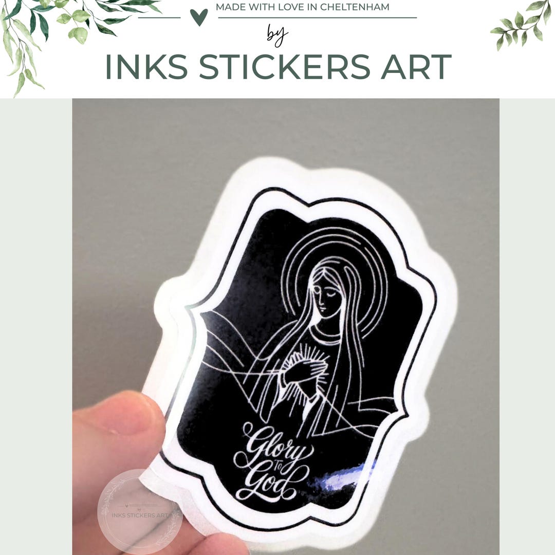 God Rays Sticker Christian Vinyl Sticker – Glory to God Waterproof Faith Decal - Etsy