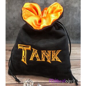 Dice Bags Pouches Holder Storage, DnD Dungeons and Dragons RPG Roleplaying Dice Bag Gifts Games, Embroidered Drawstring Dice Bag Pouch