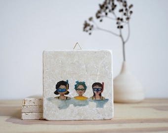 Fliese -  Taucherinnen