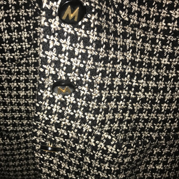 Vintage tweed 90s Mondi blazer jacket - image 7