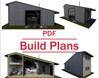 All-Year House Build Plans with Visualizations and Detailed Metric Measurements