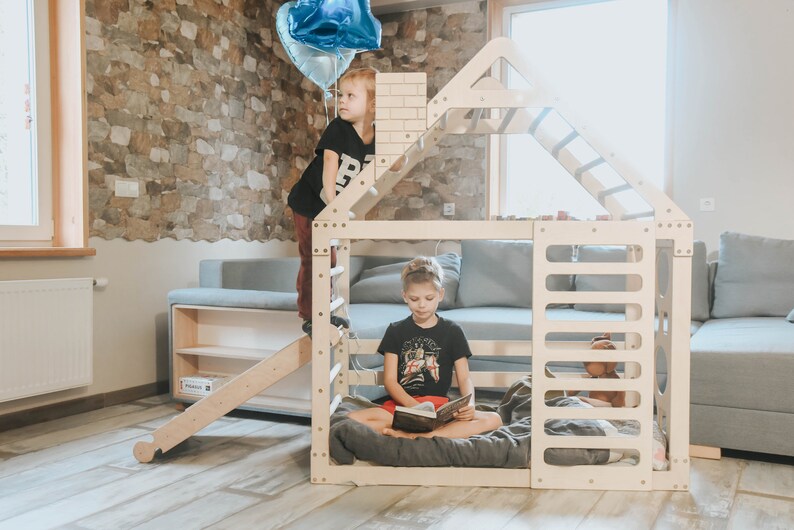 Toddler Floor Bed Montessori House Bed Climber Playhouse. Etsy