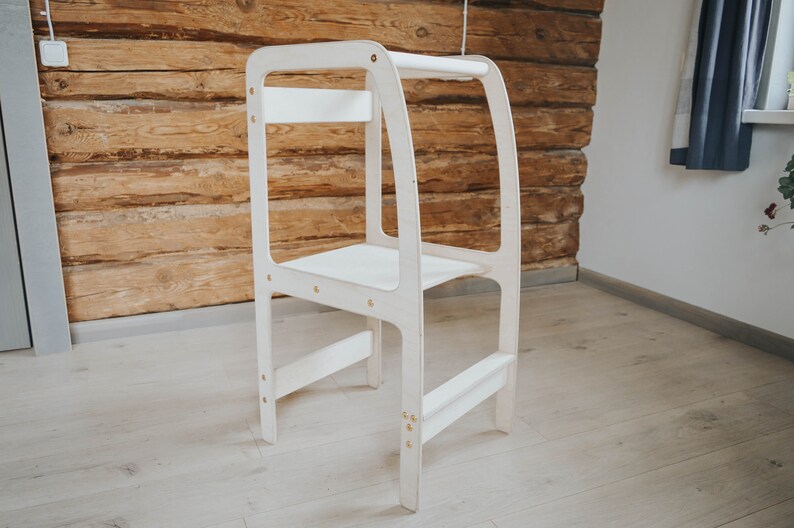 Toddler COUNTER STOOL Kitchen Tower Montessori STEP Stool. Etsy
