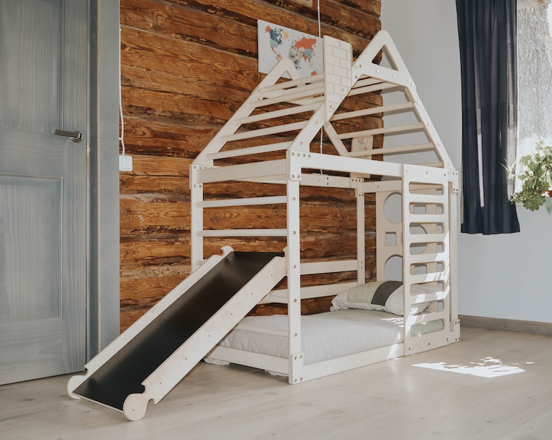 Toddler Floor Bed Montessori House Bed Climber Playhouse. Etsy