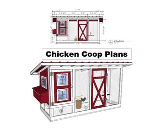DIY Walk-in Chicken Coop Plans: Backyard Design (PDF)
