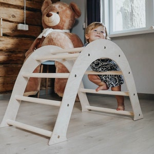 Climbing Arch / Triangle  / Toddler Slide, Indoor Playroom Gym.