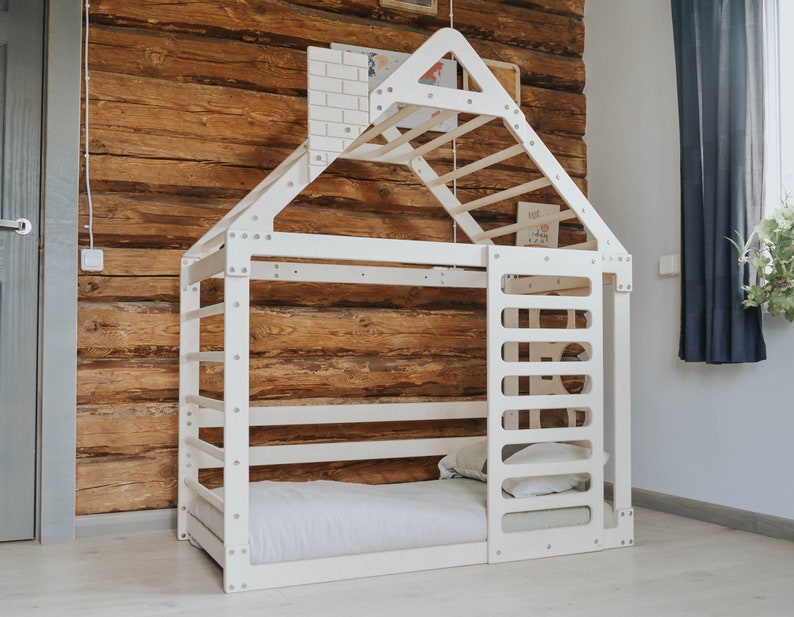 Toddler Floor Bed Montessori House Bed Climber Playhouse. Etsy