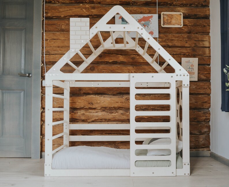 Toddler Floor Bed Montessori House Bed Climber Playhouse. Etsy