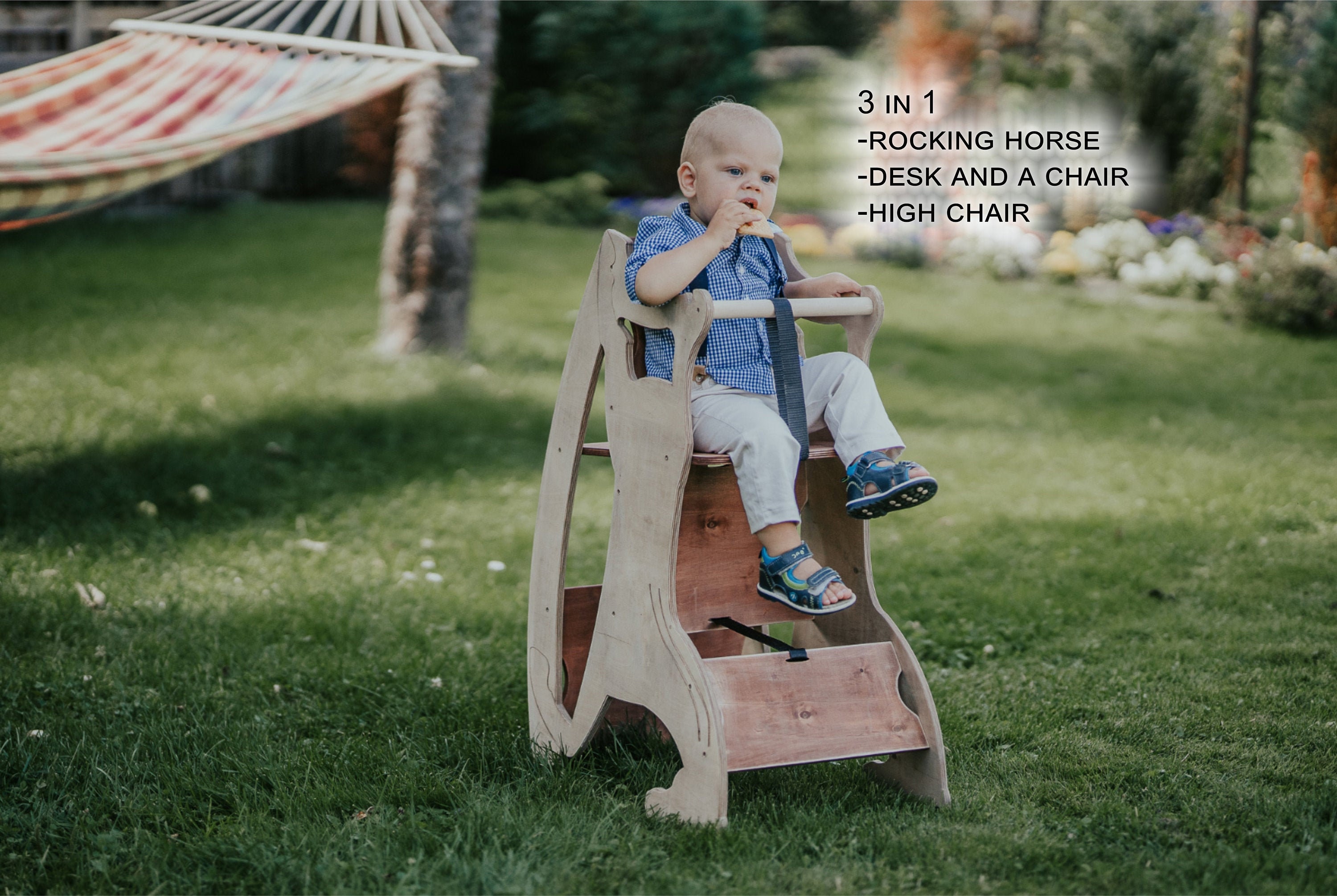 Rocking horse high chair 2025