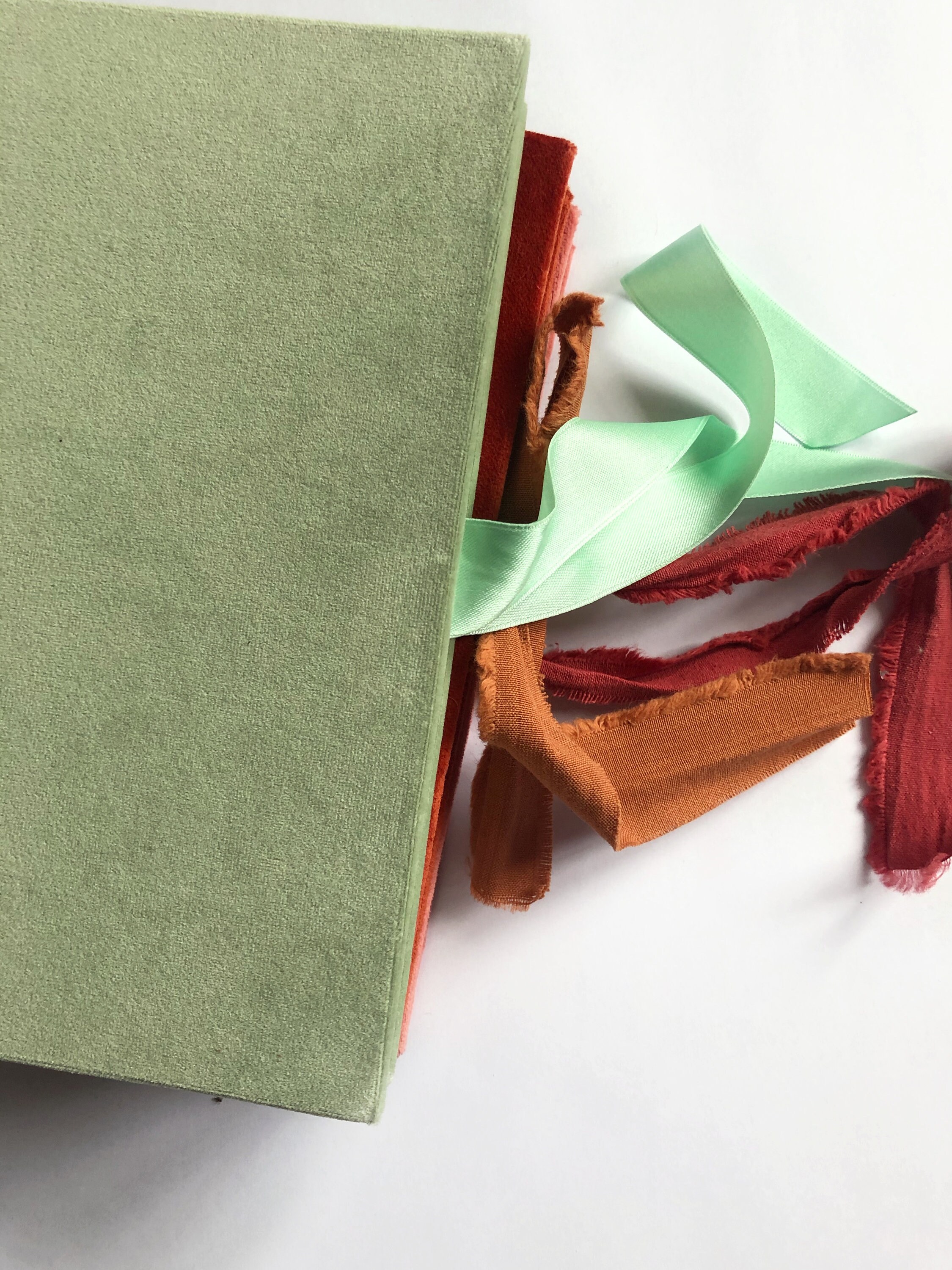 10 Velvet Mixed Journal A5 / Velvet Notebook / Velvet Journal