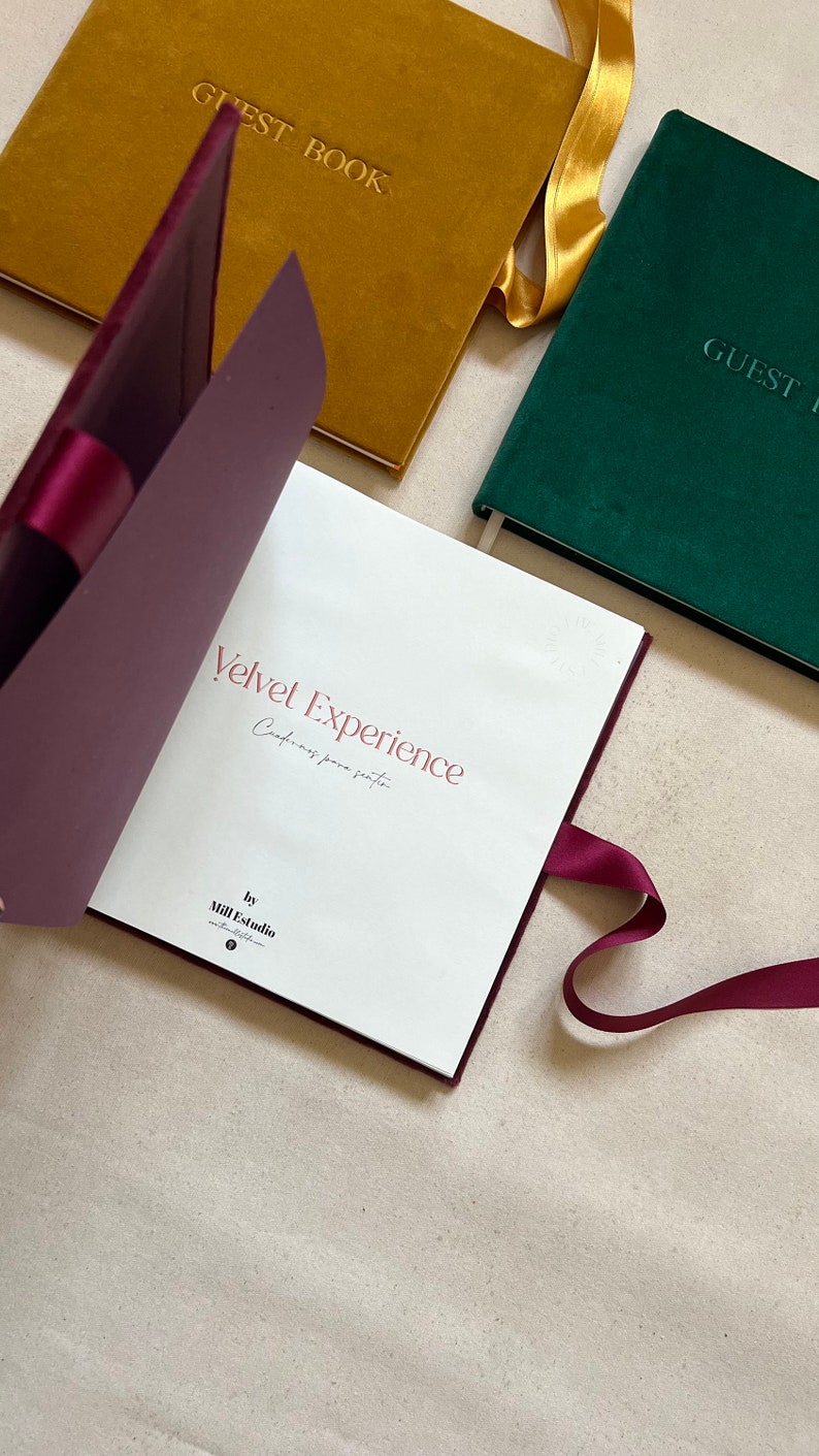 Signature Velvet Book/velvet Notebook/velvet Journal/personalized Diary