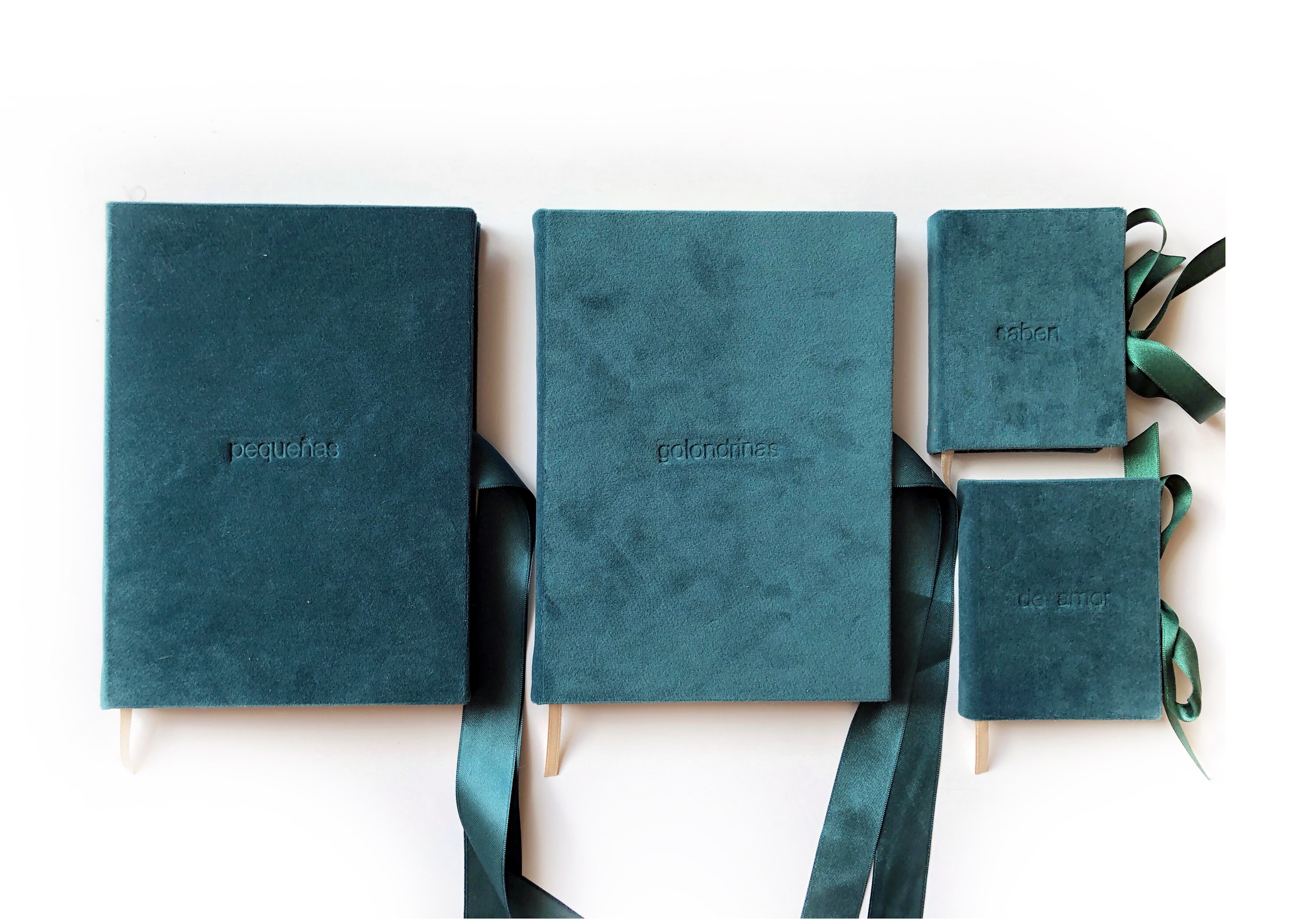Blue Velvet Notebook Set/Velvet journal /Mothers Day Etsy España