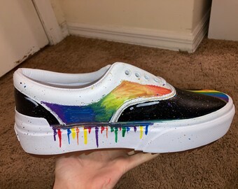 gay flag vans