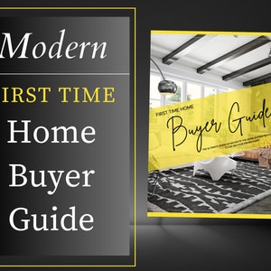 Gold Modern Home Buyer Guide | Real Estate Handout | Real Estate Print | Realtor Information | Real Estate Marketing | Instant Download