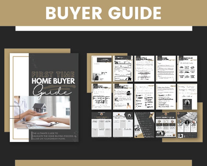 Home Buyer Presentation Guide Real Estate Handout Real Estate Print