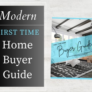 Light Blue Home Buyer Guide | Real Estate Handout | Real Estate Print | Realtor Information | Real Estate Marketing | Instant Download
