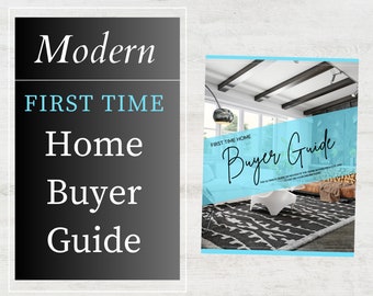 Light Blue Home Buyer Guide | Real Estate Handout | Real Estate Print | Realtor Information | Real Estate Marketing | Instant Download