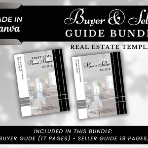 Real Estate Home Buyer and Seller Guide, Real Estate Buyer Guide, Real Estate Seller Guide, Seller Presentation, Buyer Presentation