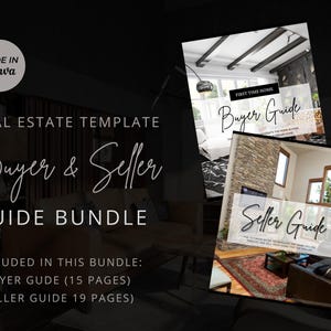 Real Estate Home Buyer and Seller Guide, Real Estate Buyer Guide, Real Estate Seller Guide, Seller Presentation, Buyer Presentation