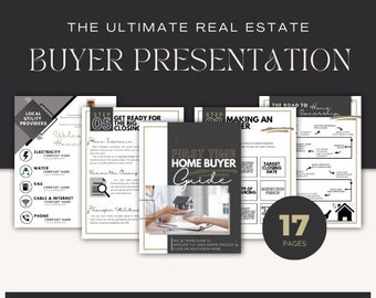 Home Buyer Presentation Guide | Real Estate Handout | Real Estate Print | Realtor Information | Real Estate Marketing | Instant Download