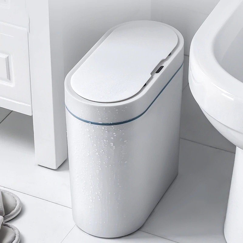 Smart Sensor Trash Can Electronic Automatic Household Bathroom Etsy