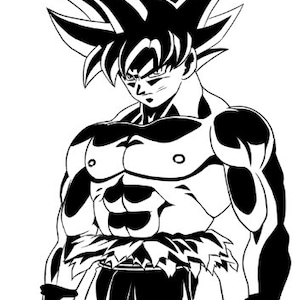 Goku or Gohan , Dragon Ball Z, car decal, wall decoration, sticker, bumper sticker, laptop sticker,
