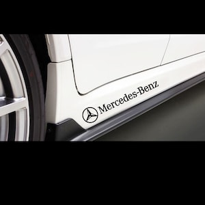 Luxury AMG 2x side decal stickers, car, wall art, window, decoration.