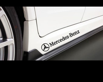 Luxury AMG 2x side decal stickers, car, wall art, window, decoration.