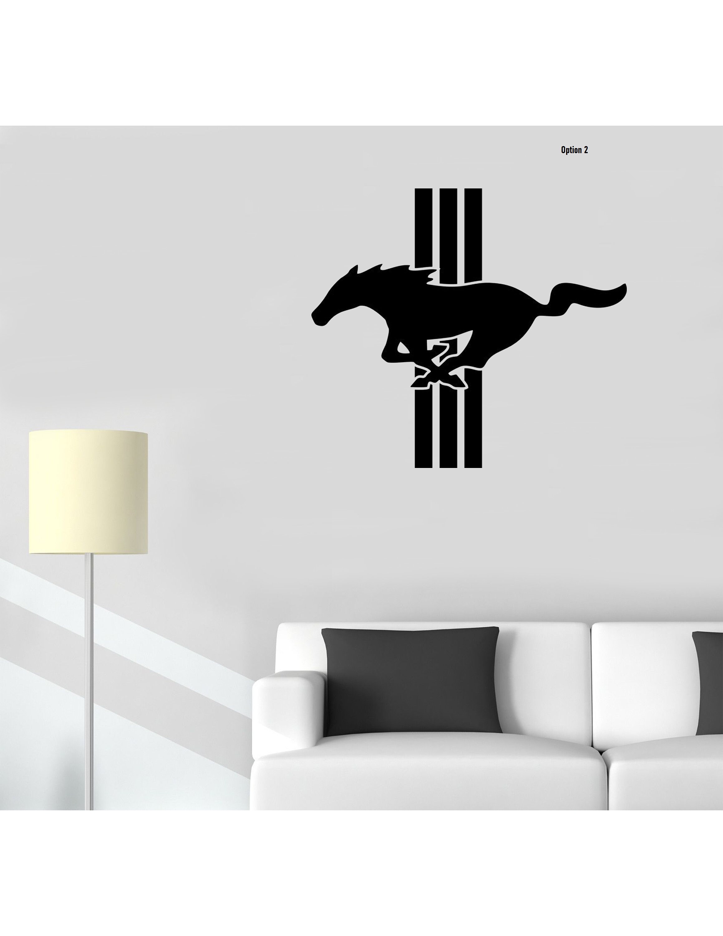 Ford Mustang Wall Decal Etsy