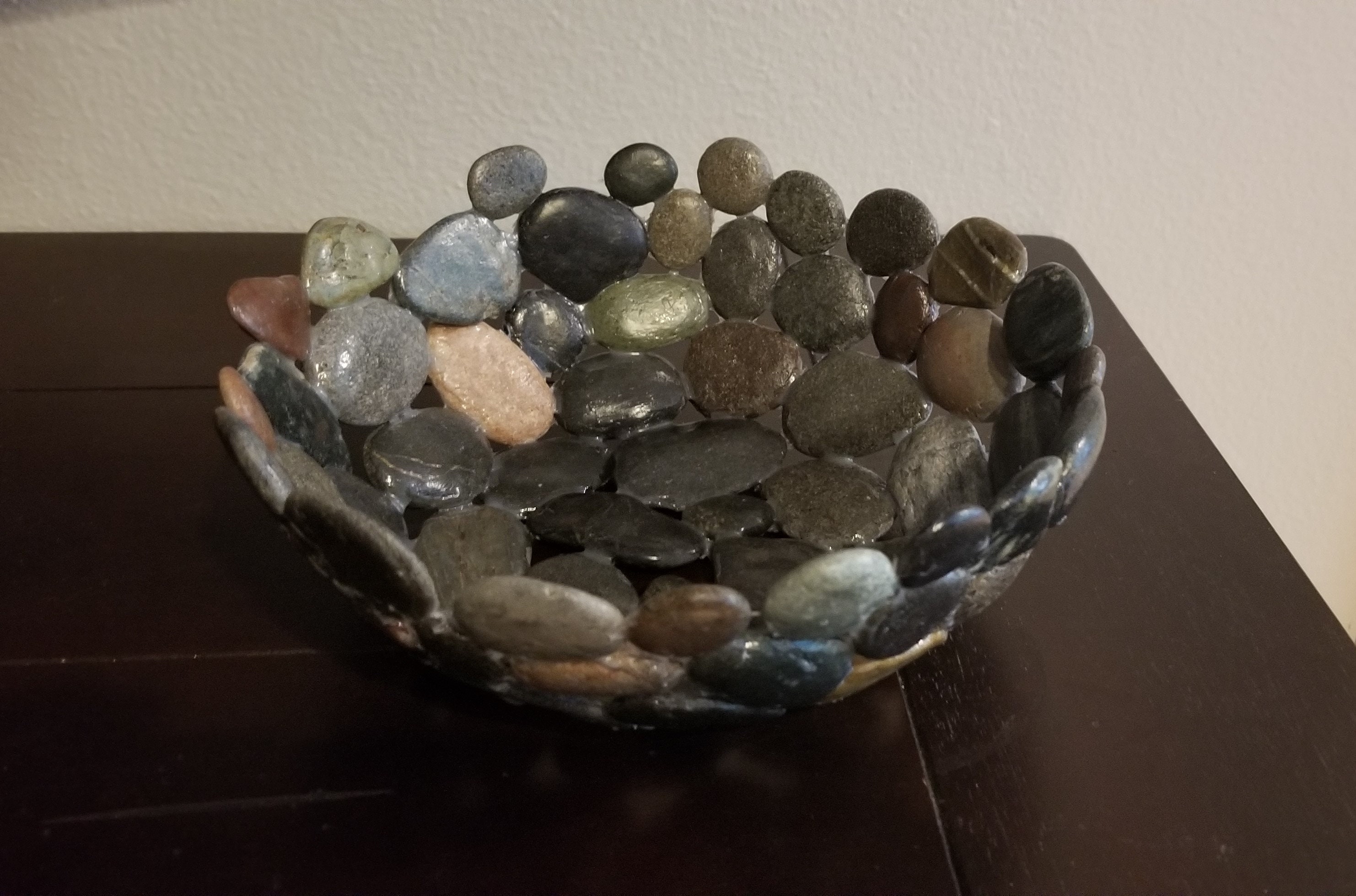 River Rock Bowl Ocean Rock Bowl Etsy