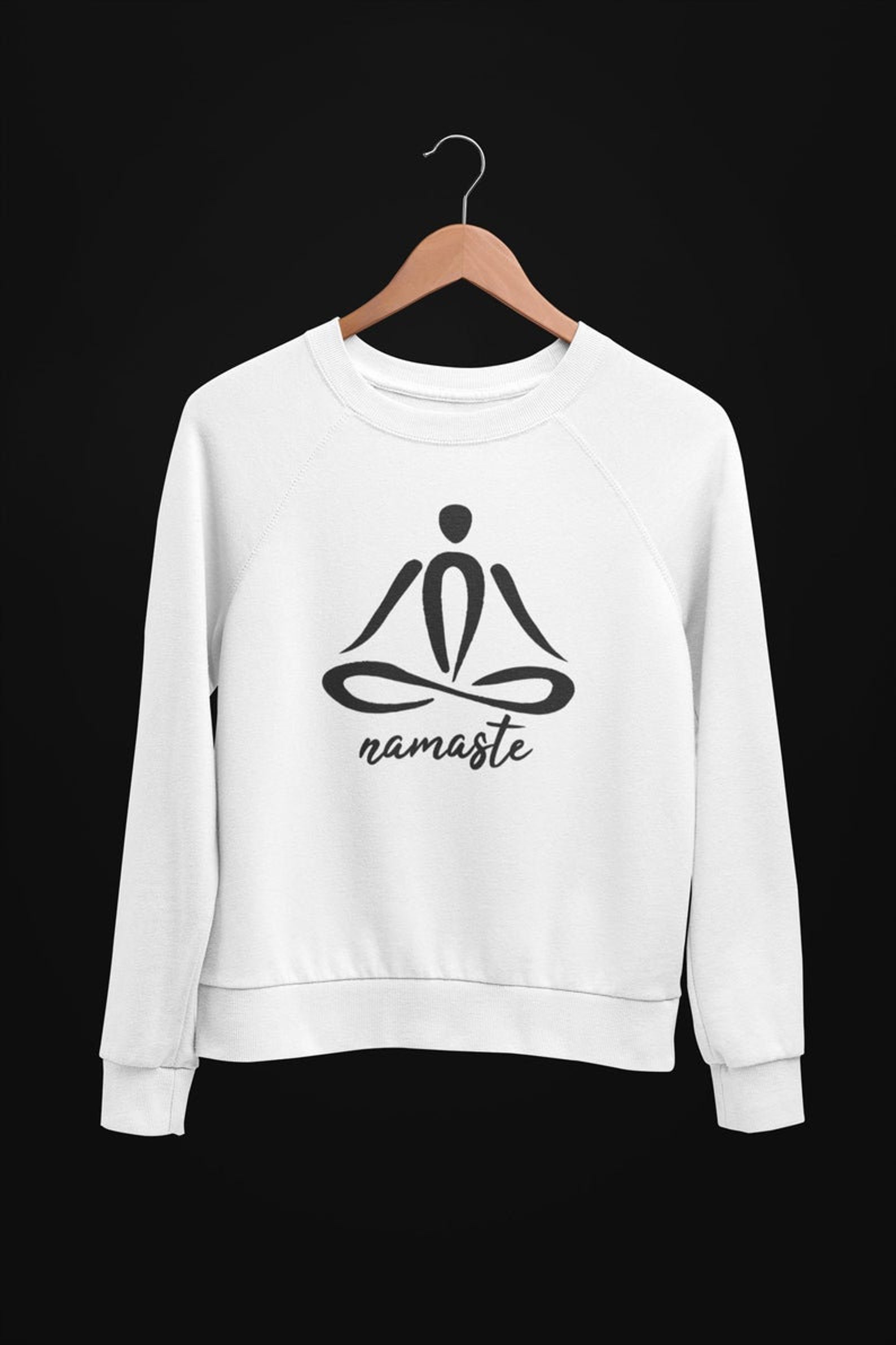 Namaste Yoga Sweater Yogi Sweatshirt Yoga Sweatshirt Etsy