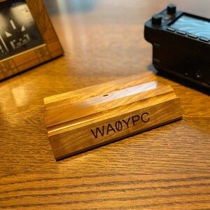 IC-705 HAM Radio Personalized Desktop Holder