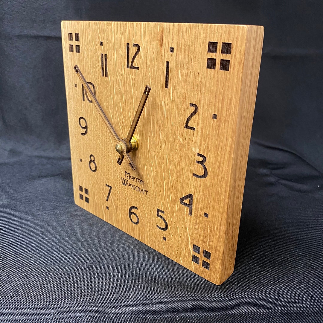 Craftsman Wall Clock Etsy