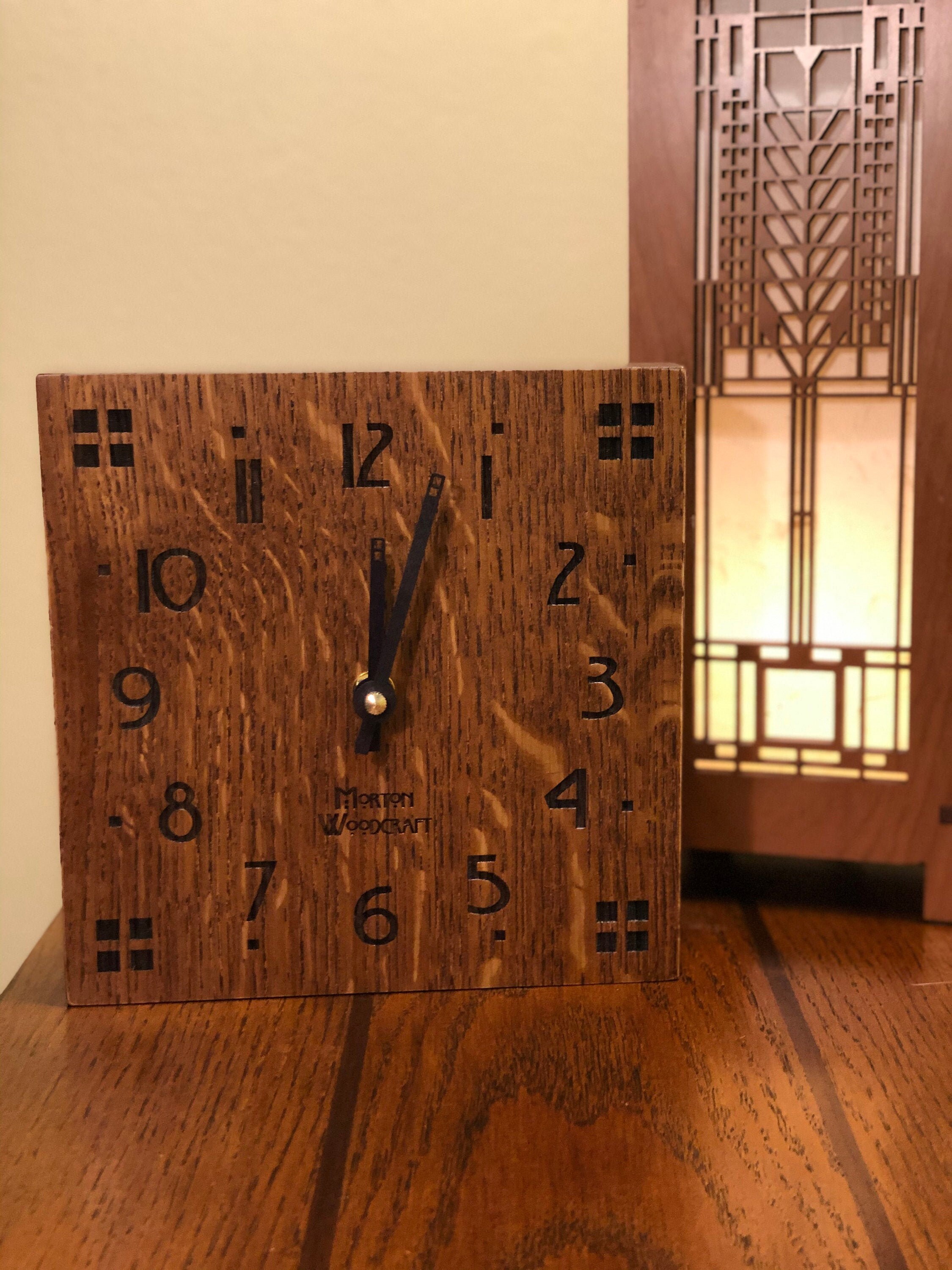 Craftsman Wall Clock Etsy