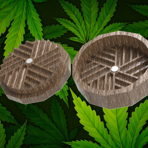 Wood Weed Grinder Etsy