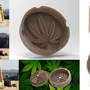7 Models Pack Herb Prep - 3D STL and Vector Files for CNC Routers and 3D Printers
