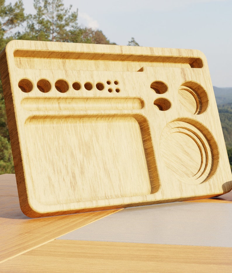 Rolling Tray Marijuana Cnc/laser/ 3D Stl/dxf/ai/eps/svg Etsy