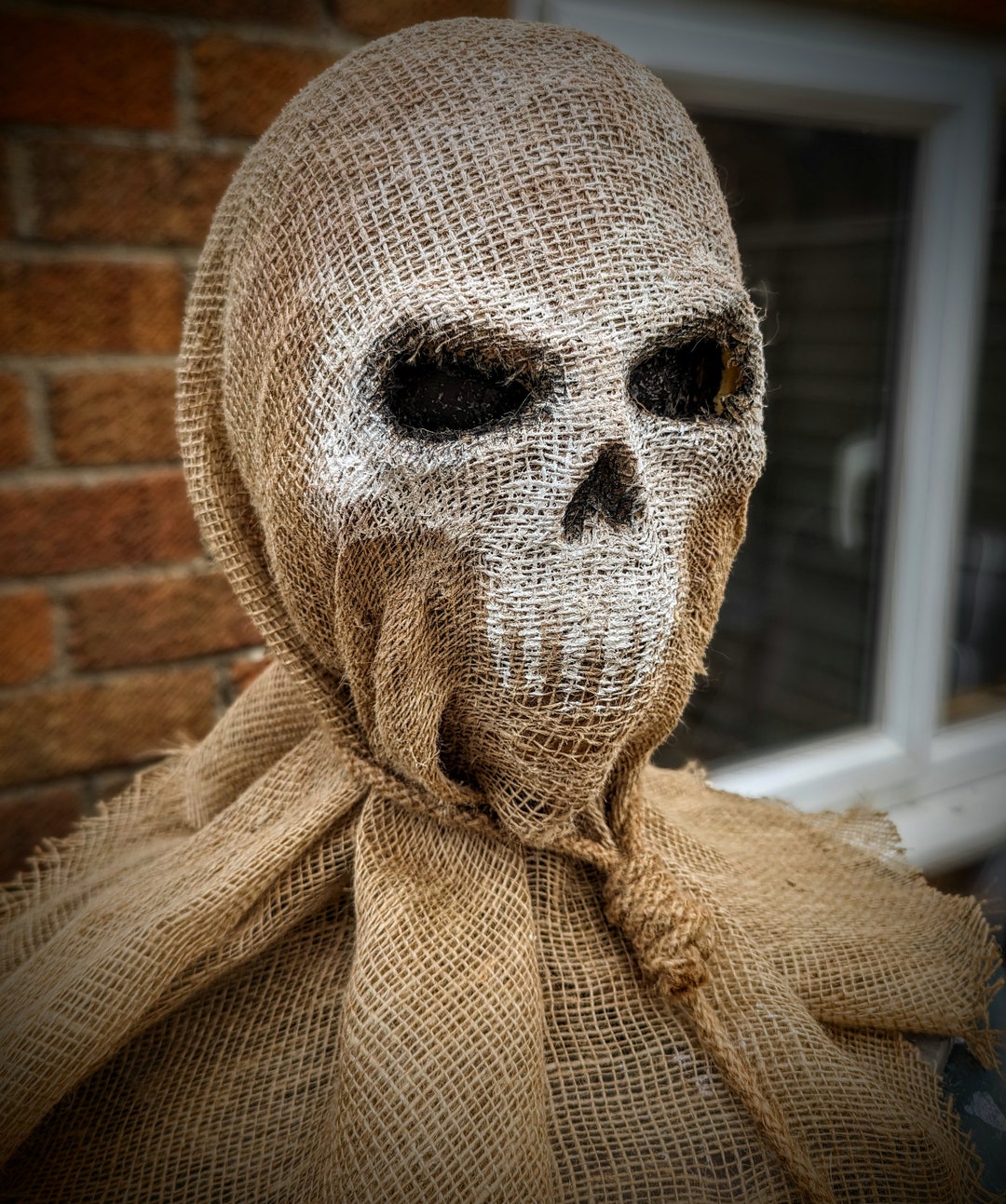 Burlap Mask Diy