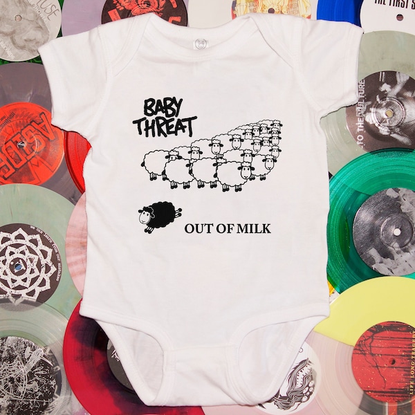 Out of Milk Infant Bodysuit (Minor Threat Tribute)