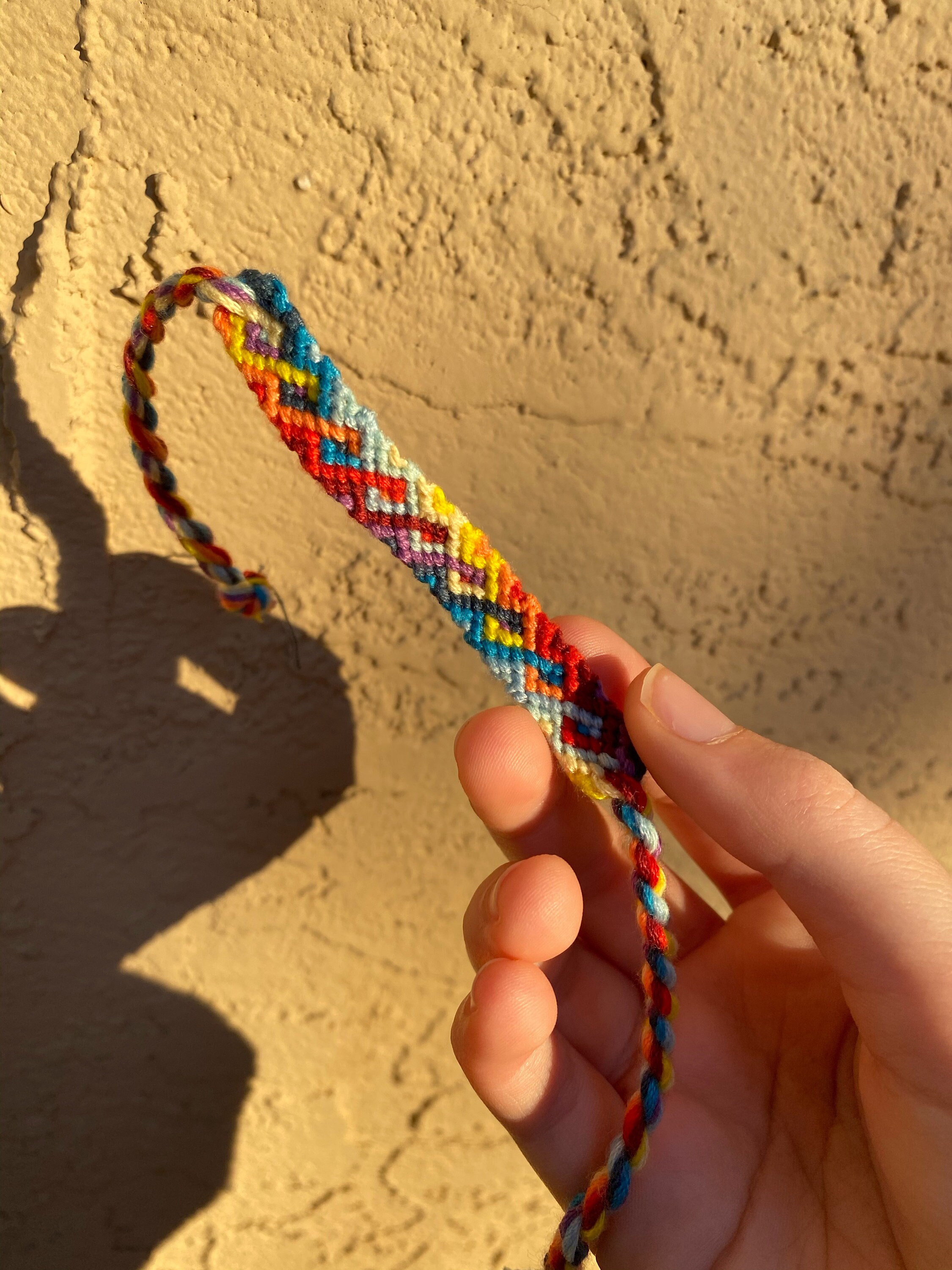 Rainbow greek wave friendship bracelet friendship bracelet Etsy