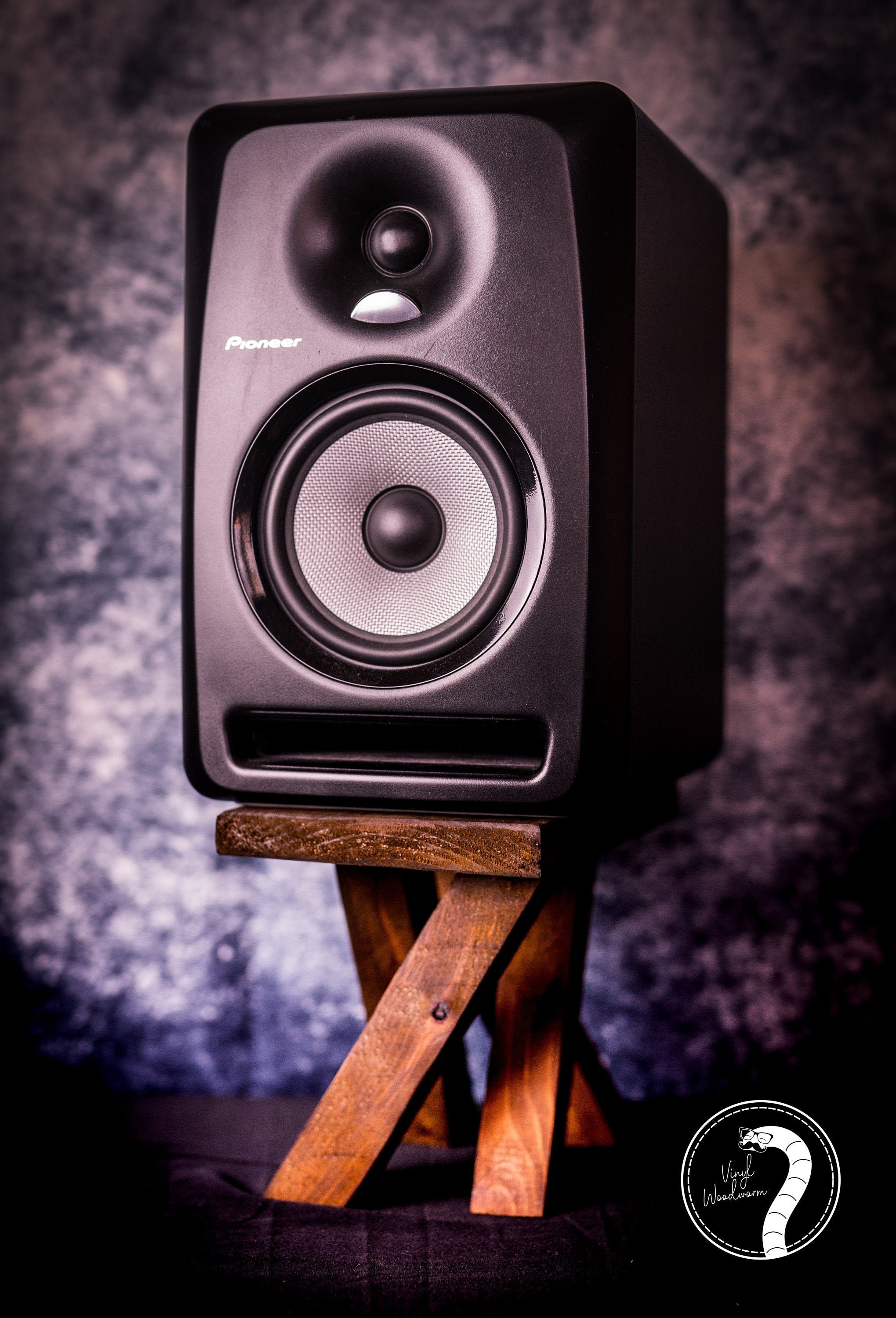 Hand Made Wooden Mahogany Universal Abstract Artsy Speaker Etsy UK