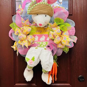 Easter Bunny Spring Wreath