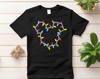 Mickey Mouse Christmas Lights Shirt