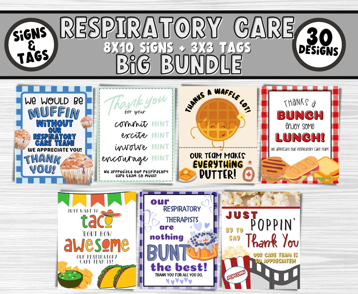 Respiratory Therapist Team Gift Idea RESPIRATORY CARE Week Etsy