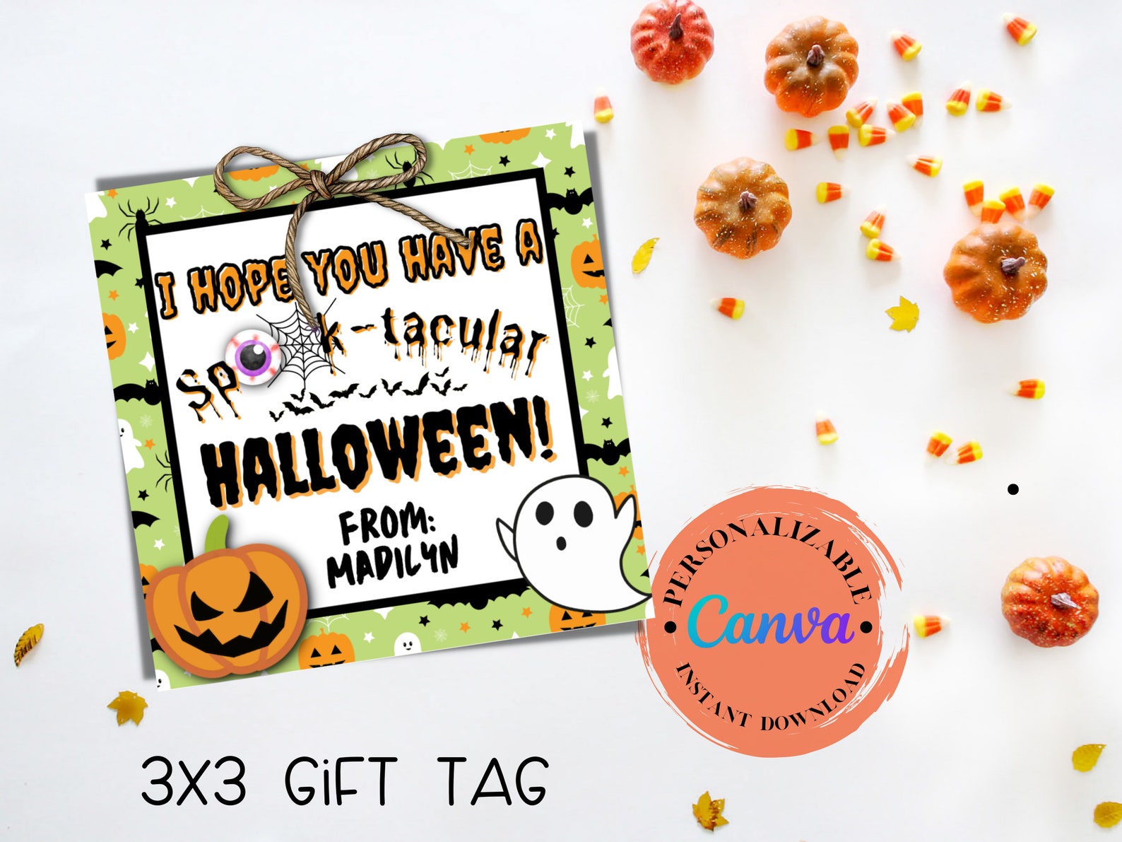 Have a Spooktacular Halloween Printable Tag - Etsy