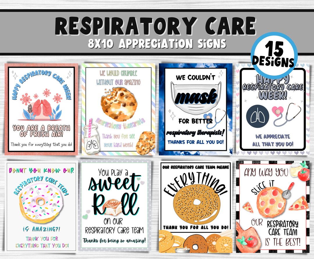 Respiratory Care Week Respiratory Therapist Appreciation Week Printable