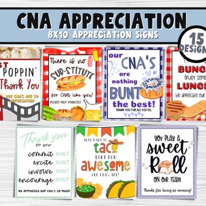 Cna's Printable Appreciation Signs | Certified Nurses Assistant ...